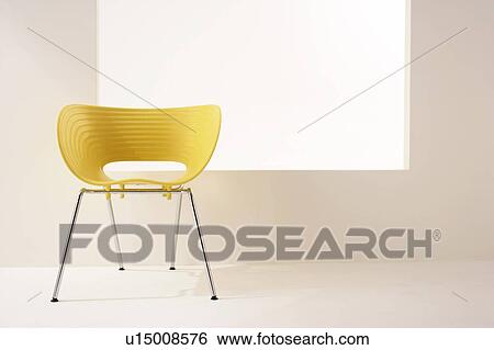 Modern yellow chair View Large Photo Image Stock Photograph - Modern yellow chair. Fotosearch