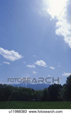 Mountain rising above field with trees. Mt Yatsugatake, Yamanashi Prefecture, Japan View Large Photo Image Stock Image - Mountain rising above field with trees. Mt Yatsugatake, Yamanashi Prefecture, Japan. Fotosearch