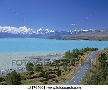 Stock Image - Mt Cook, New Zealand. Fotosearch