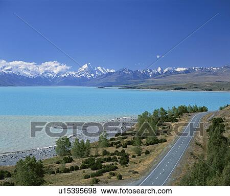 Stock Photo - Mt Cook, New Zealand. Fotosearch