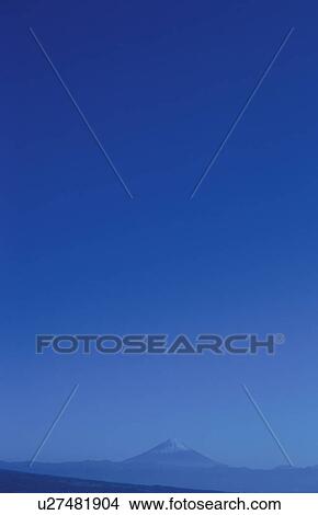 Mt. Fuji against blue sky. Mt Yatsugatake, Yamanashi Prefecture, Japan View Large Photo Image Picture - Mt. Fuji against blue sky. Mt Yatsugatake, Yamanashi Prefecture, Japan. Fotosearch
