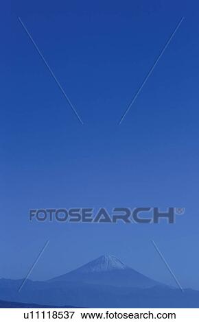 Mt. Fuji against blue sky. Mt Yatsugatake, Yamanashi Prefecture, Japan View Large Photo Image Stock Photo - Mt. Fuji against blue sky. Mt Yatsugatake, Yamanashi Prefecture, Japan. Fotosearch