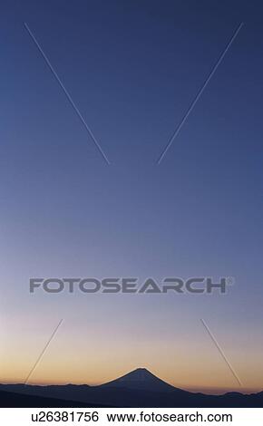 Mt Fuji at sunset in distance. Mt Yatsugatake, Yamanashi Prefecture, Japan View Large Photo Image Stock Photograph - Mt Fuji at sunset in distance. Mt Yatsugatake, Yamanashi Prefecture, Japan. Fotosearch