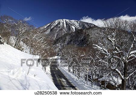 Stock Photo - Mt. Nantai, Nikko, Tochigi Prefecture, Japan. Fotosearch