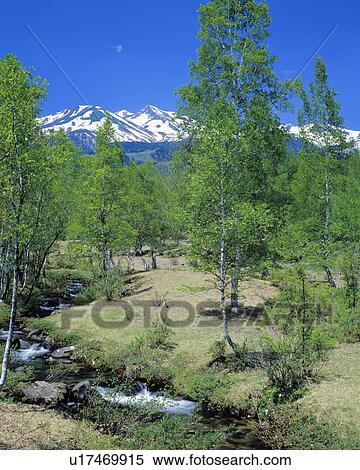 Stock Photography - Mt. Norikura from the Norikura plateau, Matsumoto, Nagano Prefecture, Japan. Fotosearch