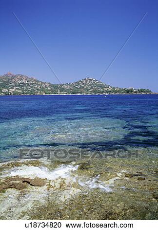 Ocean. Cote d'Azur, France View Large Photo Image Stock Image - Ocean. Cote d'Azur, France. Fotosearch