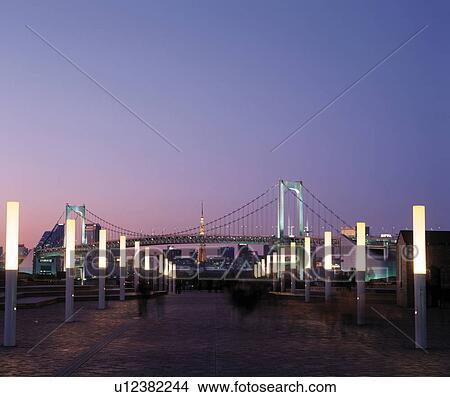 Odaiba, Minato Ward, Tokyo, Japan View Large Photo Image Picture - Odaiba, Minato Ward, Tokyo, Japan. Fotosearch