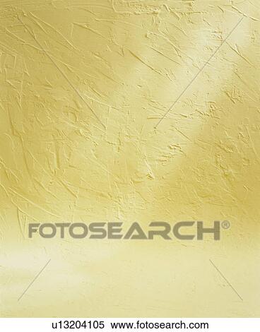 Stock Photography - Painted yellow wall. Fotosearch