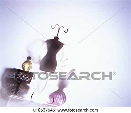 Stock Photography - Perfume and a dressmakers model. Fotosearch