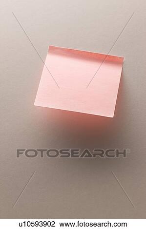 Stock Photo - Pink memo. Fotosearch - Search Stock Photography, Print Pictures, Images, and Photo Clip Art