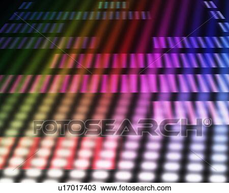 Stock Image - Rainbow coloured grid. Fotosearch