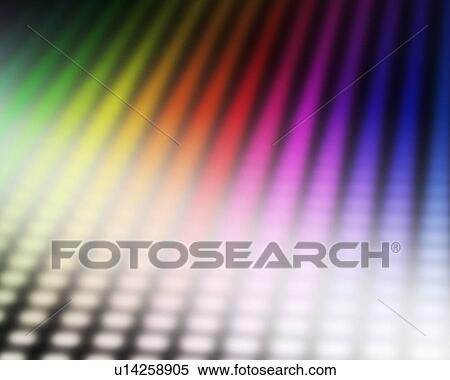 Stock Photography - Rainbow coloured grid. Fotosearch