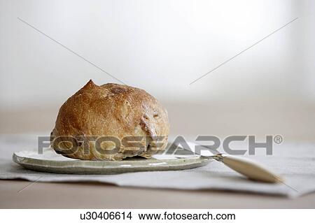 Picture - Raisin bread. Fotosearch