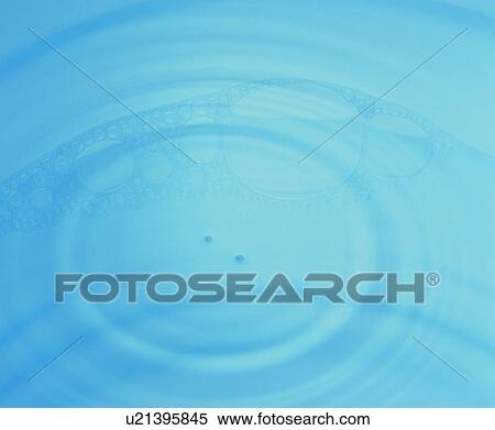 Stock Photography - Rippled water and bubbles. Fotosearch