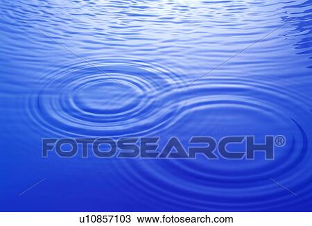 Stock Image - Rippled water. Fotosearch