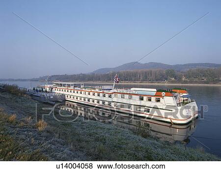 Stock Photo - Riverboat on the Danube, Austria. Fotosearch