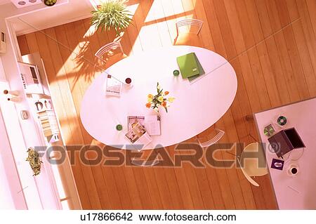 Room with tables and laptop View Large Photo Image Stock Image - Room with tables and laptop. Fotosearch