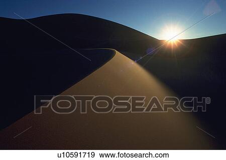Stock Photo - Sand dunes in desert. Fotosearch