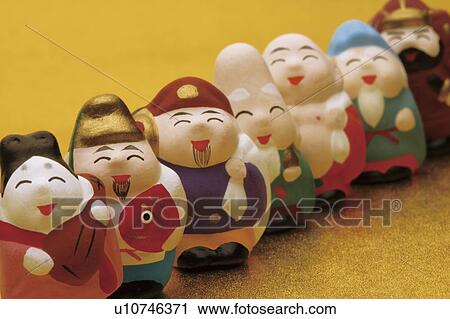 Stock Image - Seven Lucky Gods. Fotosearch