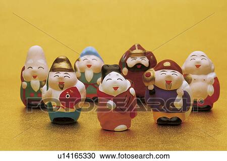 Stock Image - Seven Lucky Gods. Fotosearch
