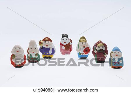 Stock Image - Seven Lucky Gods. Fotosearch