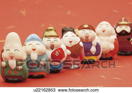 Stock Image - Seven Lucky Gods. Fotosearch