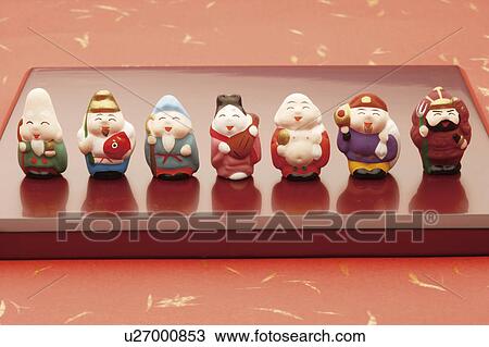 Stock Image - Seven Lucky Gods. Fotosearch