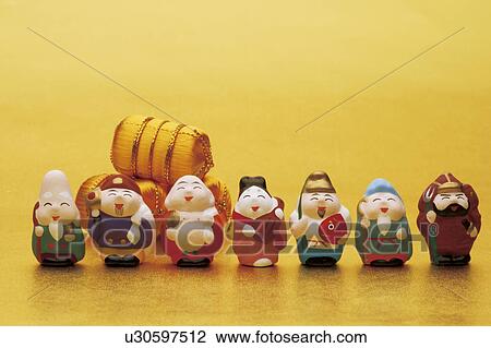 Stock Image - Seven Lucky Gods. Fotosearch