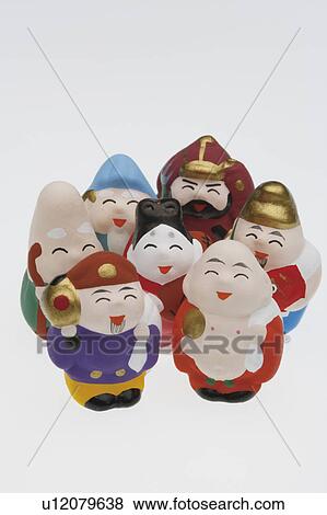 Stock Photo - Seven Lucky Gods. Fotosearch
