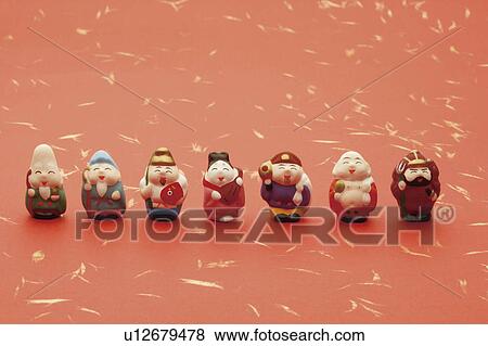 Stock Photo - Seven Lucky Gods. Fotosearch