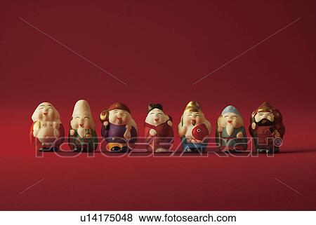 Stock Photo - Seven Lucky Gods. Fotosearch