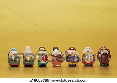 Seven Lucky Gods View Large Photo Image Stock Photo - Seven Lucky Gods. Fotosearch