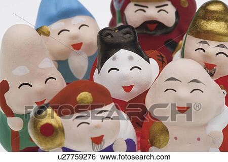 Stock Photograph - Seven Lucky Gods. Fotosearch