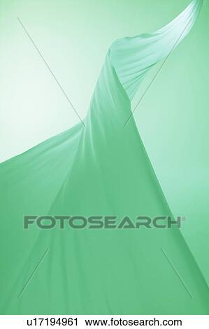 Stock Image - Sheet fluttering in the wind. Fotosearch