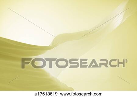 Stock Photo - Sheet fluttering in the wind. Fotosearch