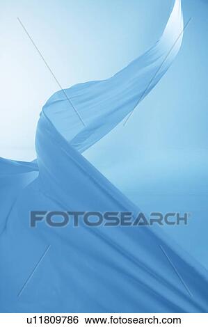 Stock Photograph - Sheet fluttering in the wind. Fotosearch