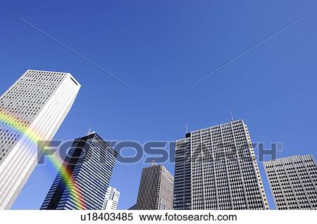 Shinjuku high-rise complex and rainbow, Shinjuku-ku, Tokyo, Japan View Large Photo Image Stock Photography - Shinjuku high-rise complex and rainbow, Shinjuku-ku, Tokyo, Japan. Fotosearch