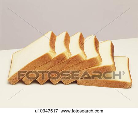 Sliced white bread View Large Photo Image Stock Photo - Sliced white bread. Fotosearch