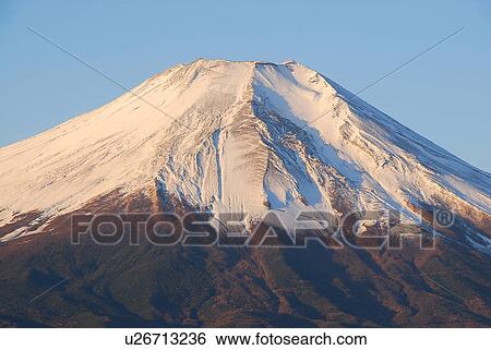 Snowcapped Mt Fuji, Oshino-son, Yamanashi Prefecture, Japan View Large Photo Image Stock Photograph - Snowcapped Mt Fuji, Oshino-son, Yamanashi Prefecture, Japan. Fotosearch