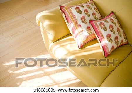 Sofa and cushions View Large Photo Image Stock Photography - Sofa and cushions. Fotosearch