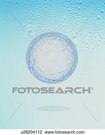Stock Image - Sphere of water. Fotosearch