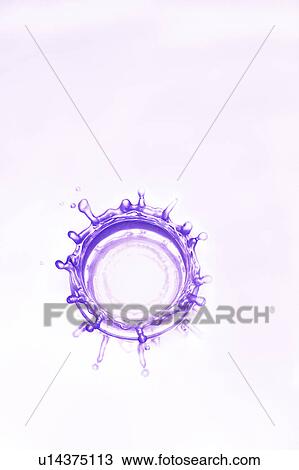 Stock Image - Splash crown. Fotosearch