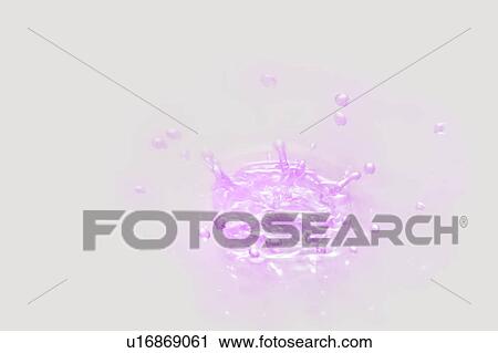 Stock Image - Splash crown. Fotosearch