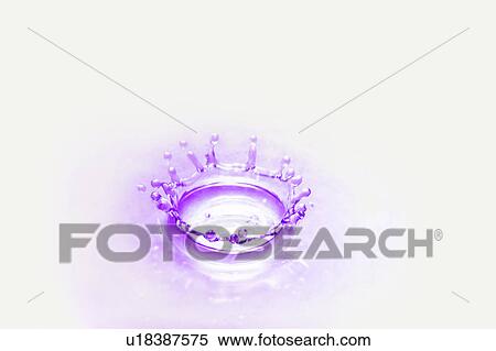 Stock Photography - Splash crown. Fotosearch