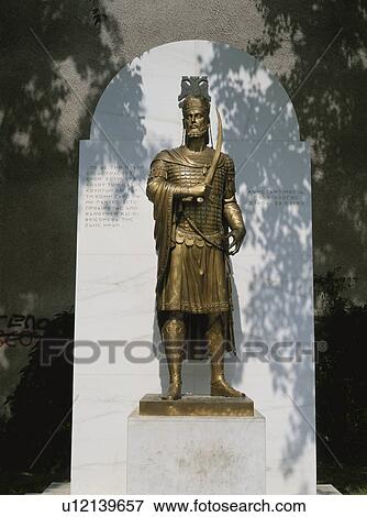 Stock Photo - Statue of Constantine, Athens, Greece. Fotosearch
