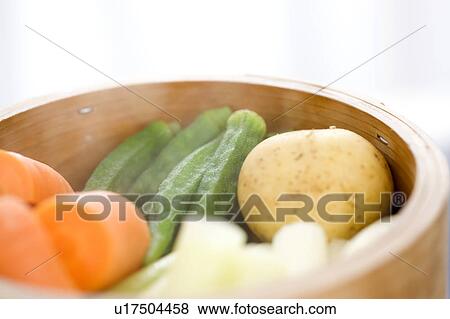 Steaming vegetables View Large Photo Image Stock Photo - Steaming vegetables. Fotosearch