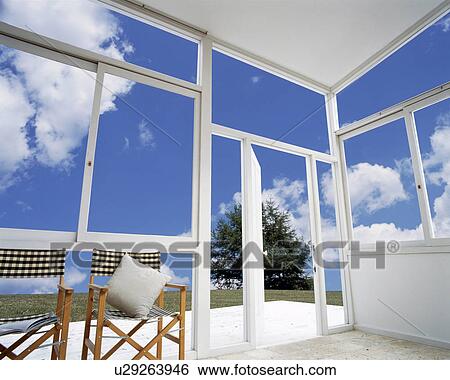 Sunroom View Large Photo Image Stock Photograph - Sunroom. Fotosearch