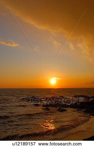 Sunset over sea, Yokosuka, Kanagawa Prefecture, Japan View Large Photo Image Stock Photo - Sunset over sea, Yokosuka, Kanagawa Prefecture, Japan. Fotosearch