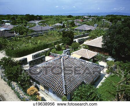 Taketomijima Village, Okinawa Prefecture, Japan View Large Photo Image Stock Photograph - Taketomijima Village, Okinawa Prefecture, Japan. Fotosearch