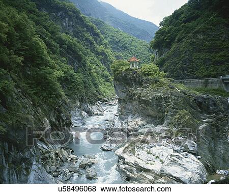 Stock Photo - Taroko Gorge canyon. Taroko Gorge National Park, Taiwan. Fotosearch